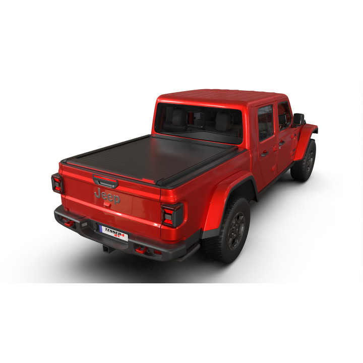 Manual Roll Top Tonneau Bed Cover, Tessera 4x4 SE+, Jeep Gladiator 2020 - Present - EDK.ro