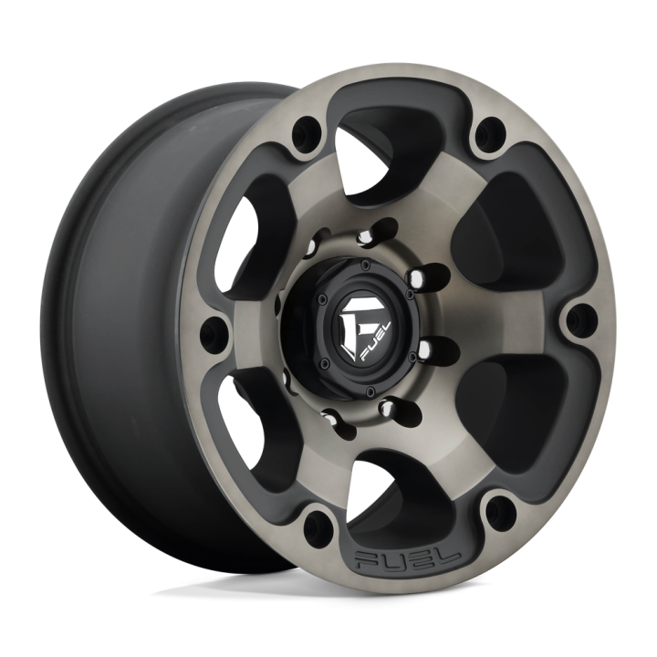 Jantă de Aluminiu, FUEL D564 BEAST, 17x9.0, ET 1, 8x165.1, 125.1, Negru - EDK.ro