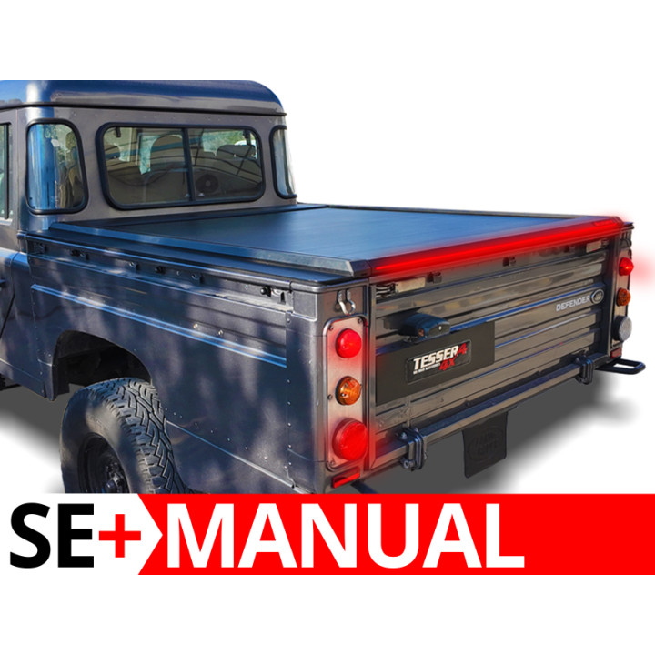 Manual Roll Top Tonneau Bed Cover, Tessera 4x4 SE+, Land Rover Defender 130 1983 - 2016 - EDK.ro