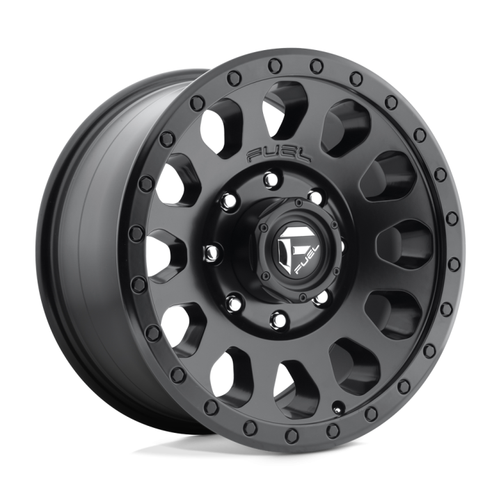 Jantă de Aluminiu, FUEL D579 VECTOR, 18x9.0, ET 1, 8x165.1, 125.1, Negru - EDK.ro