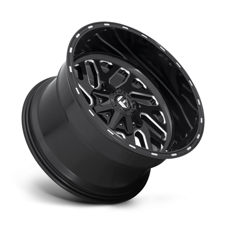 Alloy Wheel, FUEL D581 TRITON, 18x9.0, ET -12, 8x165.1, 125.1, Black - EDK.ro