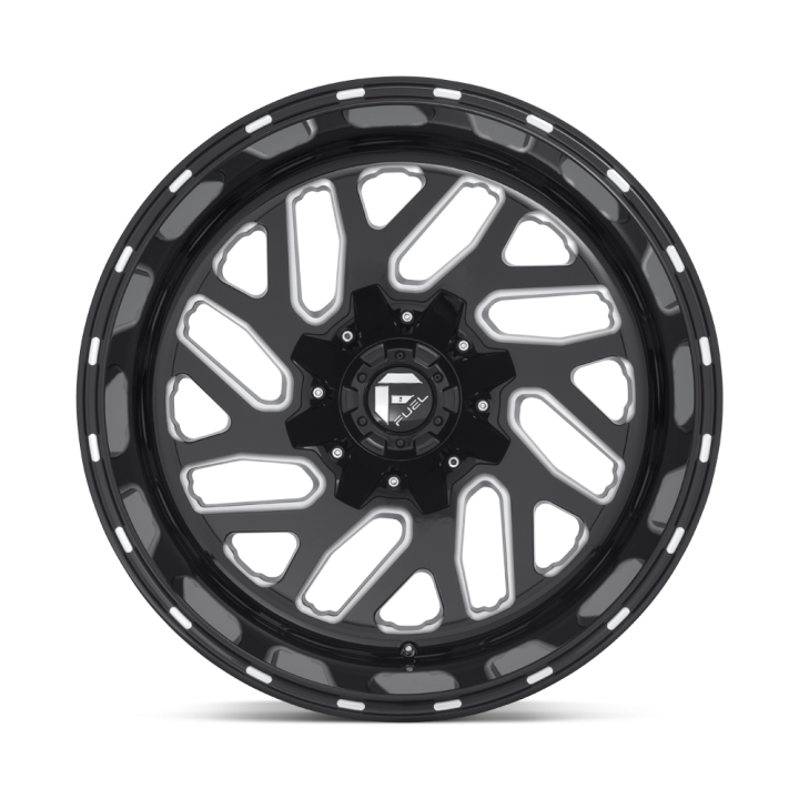 Alloy Wheel, FUEL D581 TRITON, 22x12.0, ET -43, 8x165.1, 125.1, Black - EDK.ro