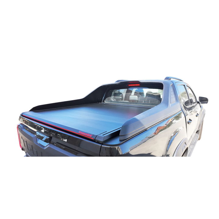 Manual Roll Top Tonneau Bed Cover, Tessera 4x4 SE+, Maxus T60 with OEM Rollbar 2023 - Present - EDK.ro