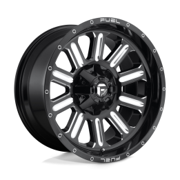 Jantă de Aluminiu, FUEL D620 HARDLINE, 20x10.0, ET -18, 8x165.1, 125.1, Negru - EDK.ro