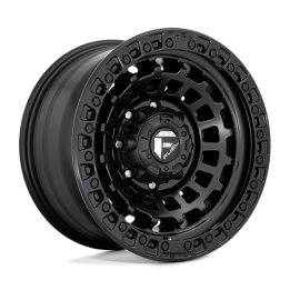 Jantă de Aluminiu, FUEL D633 ZEPHYR, 17x9.0, ET -12, 8x165.1, 125.1, Negru - EDK.ro