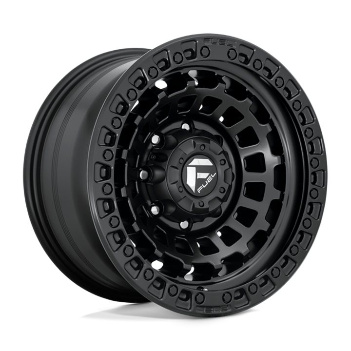 Alloy Wheel, FUEL D633 ZEPHYR, 17x9.0, ET -12, 8x165.1, 125.1, Black - EDK.ro