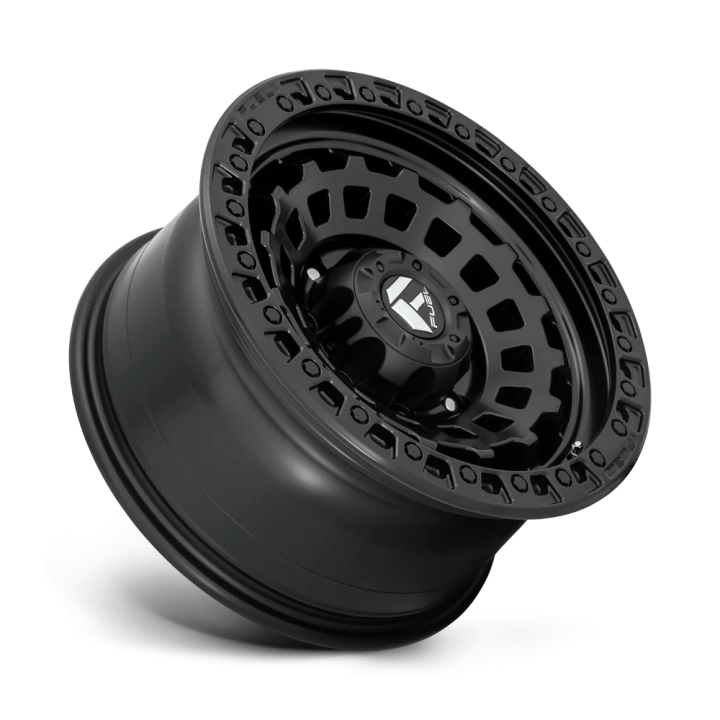Jantă de Aluminiu, FUEL D633 ZEPHYR, 17x9.0, ET 1, 8x165.1, 125.1, Negru - EDK.ro