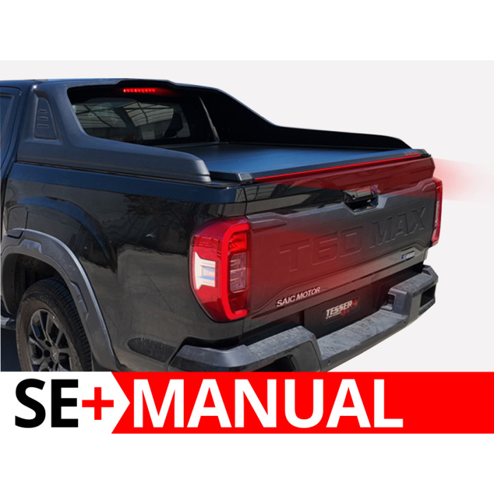 Manual Roll Top Tonneau Bed Cover, Tessera 4x4 SE+, Maxus T90 EV with OEM Rollbar 2021 - Present - EDK.ro