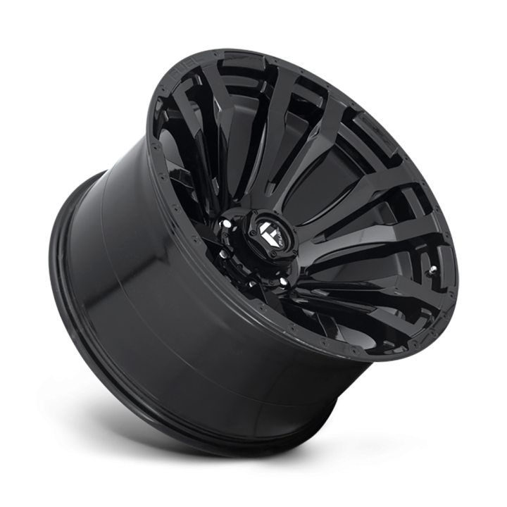 Alloy Wheel, FUEL D675 BLITZ, 20x9.0, ET 1, 8x165.1, 125.1, Black - EDK.ro