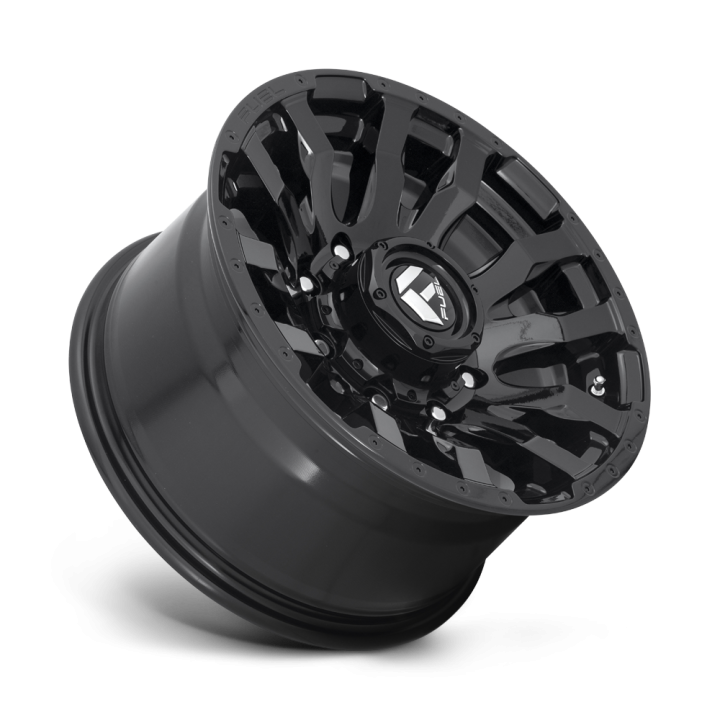 Jantă de Aluminiu, FUEL D675 BLITZ, 22x10.0, ET -18, 8x165.1, 125.1, Negru - EDK.ro