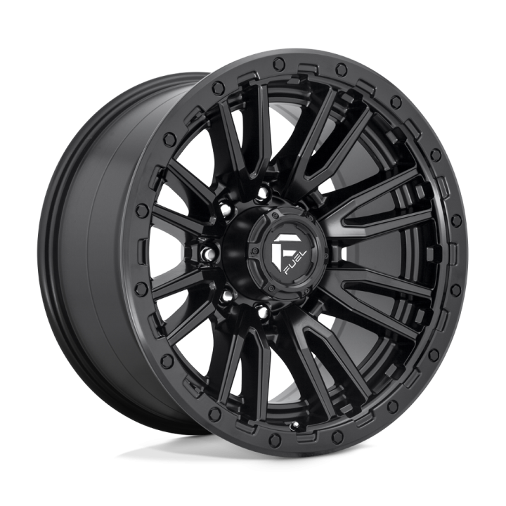 Jantă de Aluminiu, FUEL D679 REBEL, 20x10.0, ET -18, 8x165.1, 125.1, Negru - EDK.ro