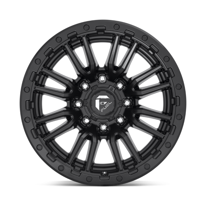 Alloy Wheel, FUEL D679 REBEL, 20x10.0, ET -18, 8x165.1, 125.1, Black - EDK.ro