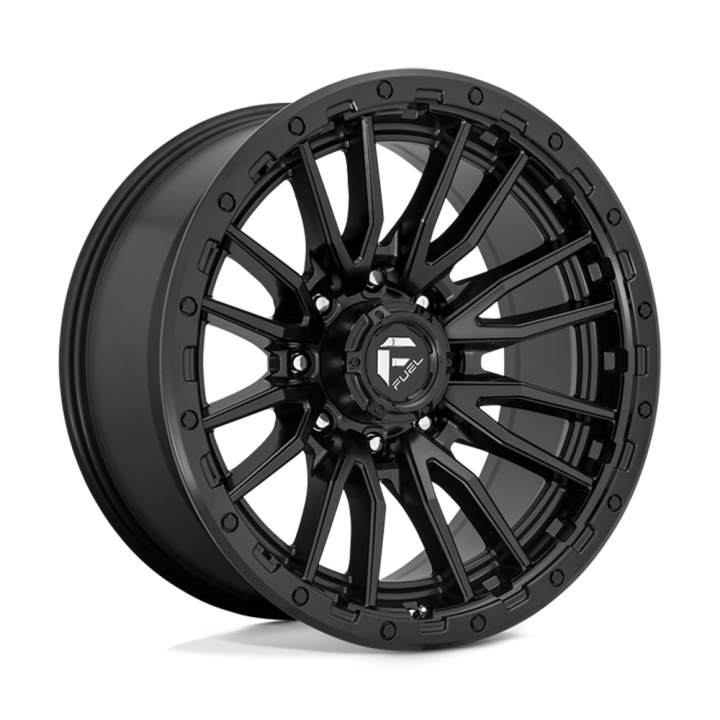 Alloy Wheel, FUEL D679 REBEL, 22x10.0, ET -18, 8x165.1, 125.1, Black - EDK.ro