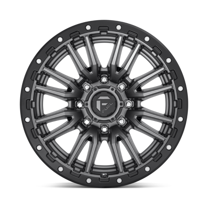 Alloy Wheel, FUEL D680 REBEL, 20x10.0, ET -18, 8x165.1, 125.1, Black - EDK.ro