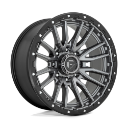 Alloy Wheel, FUEL D680 REBEL, 22x10.0, ET -18, 8x165.1, 125.1, Black - EDK.ro