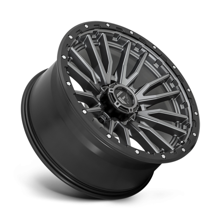 Alloy Wheel, FUEL D680 REBEL, 22x10.0, ET -18, 8x165.1, 125.1, Black - EDK.ro