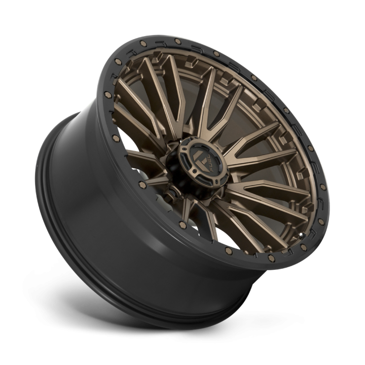 Jantă de Aluminiu, FUEL D681 REBEL, 22x10.0, ET -18, 8x165.1, 125.1, Negru - EDK.ro