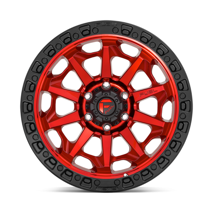 Alloy Wheel, FUEL D695 COVERT, 18x9.0, ET -12, 8x165.1, 125.1, Black - EDK.ro