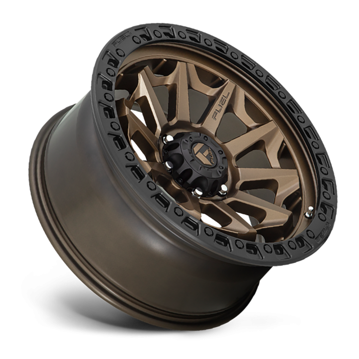 Alloy Wheel, FUEL D696 COVERT, 20x10.0, ET -18, 8x165.1, 125.1, Black - EDK.ro