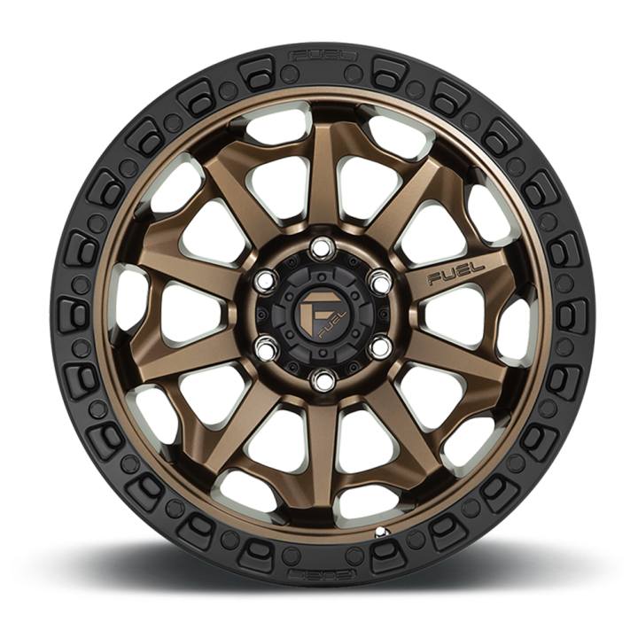 Alloy Wheel, FUEL D696 COVERT, 20x10.0, ET -18, 8x165.1, 125.1, Black - EDK.ro