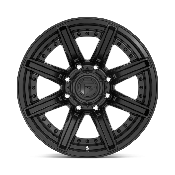 Alloy Wheel, FUEL D709 ROGUE, 20x10.0, ET -18, 8x165.1, 125.1, Black - EDK.ro