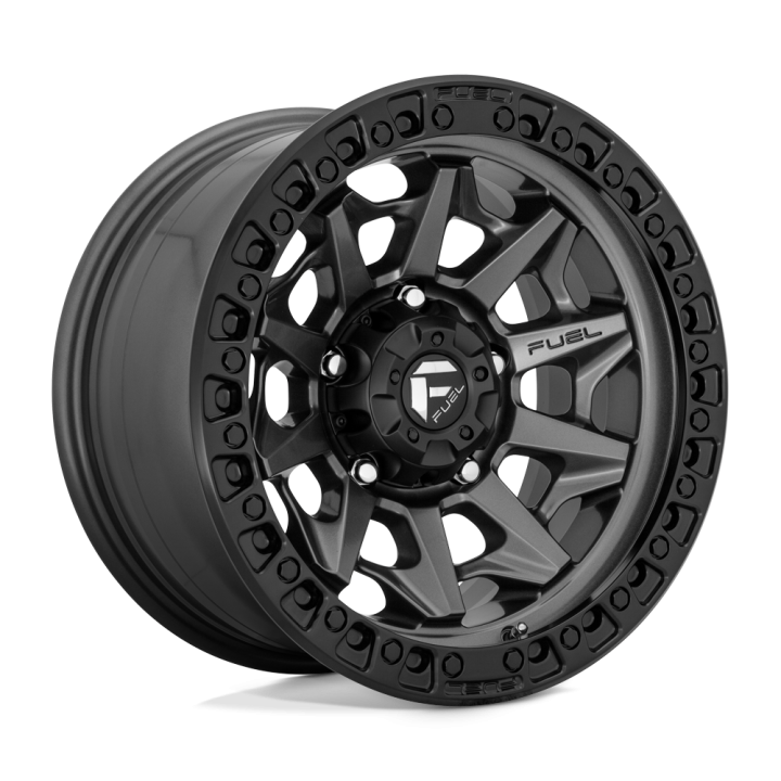 Alloy Wheel, FUEL D716 COVERT, 20x9.0, ET 20, 8x165.1, 125.1, Black - EDK.ro