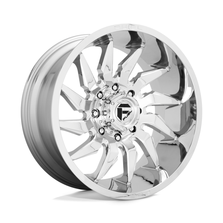 Jantă de Aluminiu, FUEL D743 SABER, 22x12.0, ET -44, 8x165.1, 125.1, Crom - EDK.ro