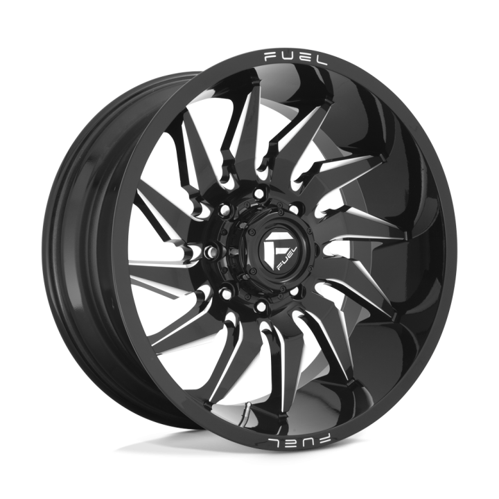 Jantă de Aluminiu, FUEL D744 SABER, 22x10.0, ET -18, 8x165.1, 125.1, Negru - EDK.ro