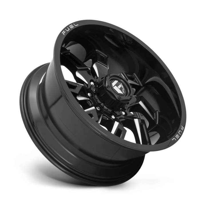 Alloy Wheel, FUEL D747 LOCKDOWN, 20x9.0, ET 1, 8x165.1, 125.1, Black - EDK.ro