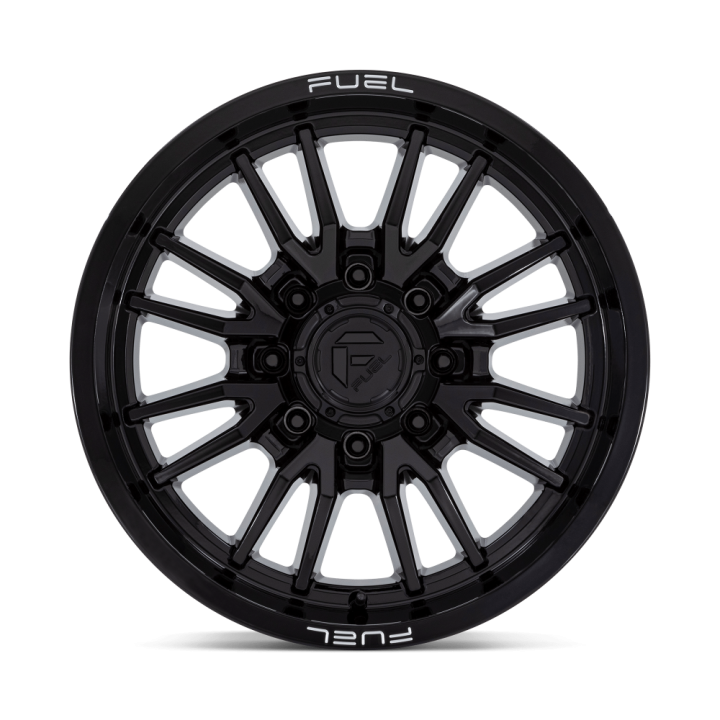 Alloy Wheel, FUEL D760 CLASH, 20x9.0, ET 1, 8x165.1, 125.1, Black - EDK.ro