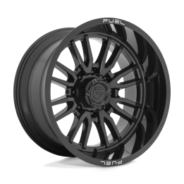 Alloy Wheel, FUEL D760 CLASH, 22x12.0, ET -44, 8x165.1, 125.1, Black - EDK.ro