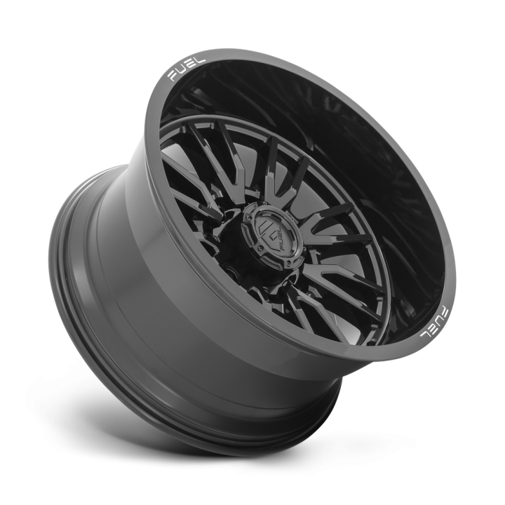 Jantă de Aluminiu, FUEL D760 CLASH, 22x12.0, ET -44, 8x165.1, 125.1, Negru - EDK.ro