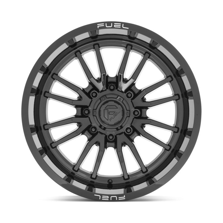 Jantă de Aluminiu, FUEL D760 CLASH, 22x12.0, ET -44, 8x165.1, 125.1, Negru - EDK.ro