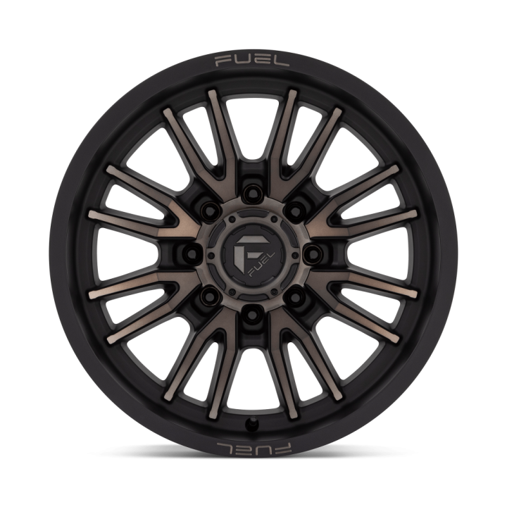 Jantă de Aluminiu, FUEL D762 CLASH, 20x9.0, ET 20, 8x165.1, 125.1, Negru - EDK.ro