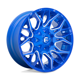 Alloy Wheel, FUEL D770 TWITCH, 22x12.0, ET -44, 8x165.1, 125.1, Blue - EDK.ro