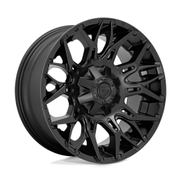 Alloy Wheel, FUEL D772 TWITCH, 20x9.0, ET 1, 8x165.1, 125.1, Black - EDK.ro
