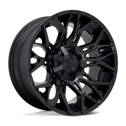Jantă de Aluminiu, FUEL D772 TWITCH, 22x10.0, ET -18, 8x165.1, 125.1, Negru - EDK.ro