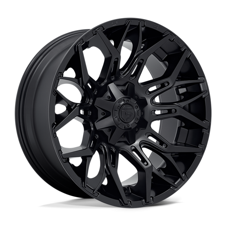 Alloy Wheel, FUEL D772 TWITCH, 22x10.0, ET -18, 8x165.1, 125.1, Black - EDK.ro