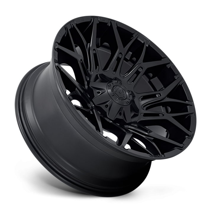 Jantă de Aluminiu, FUEL D772 TWITCH, 22x10.0, ET -18, 8x165.1, 125.1, Negru - EDK.ro