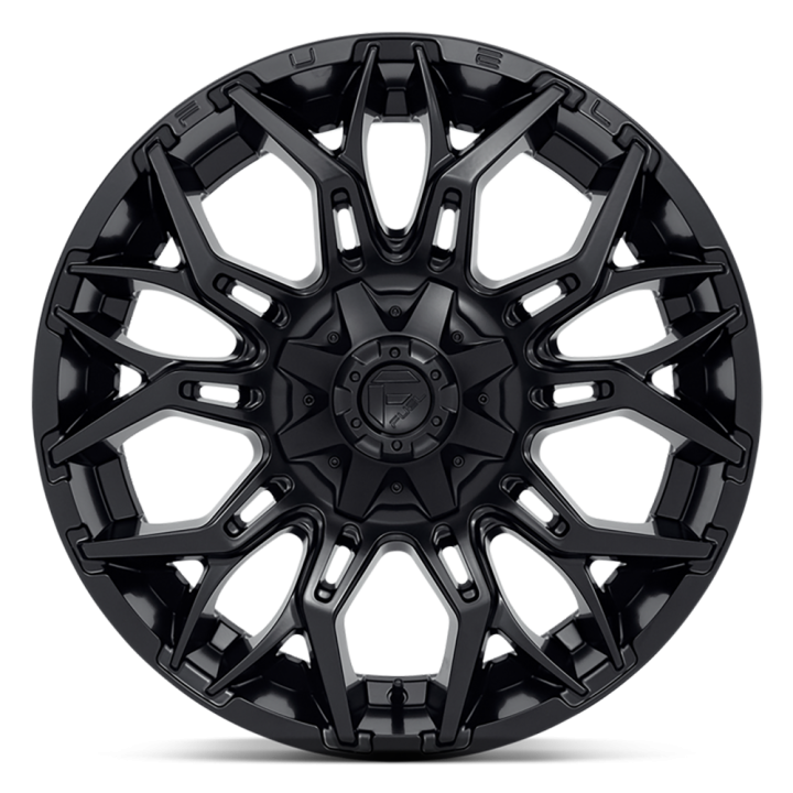 Alloy Wheel, FUEL D772 TWITCH, 22x10.0, ET -18, 8x165.1, 125.1, Black - EDK.ro