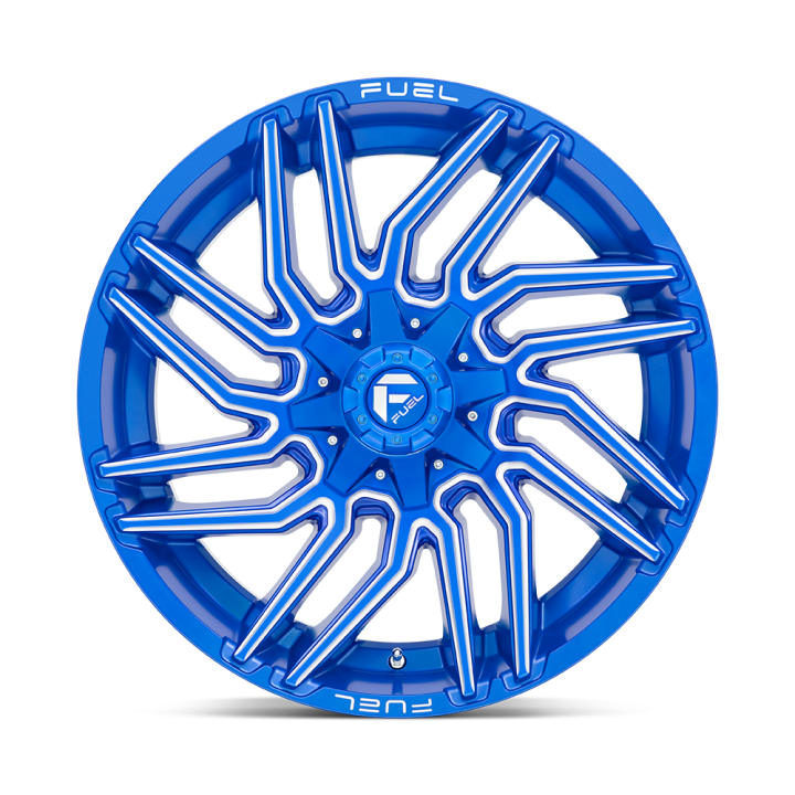 Alloy Wheel, FUEL D774 TYPHOON, 22x10.0, ET -18, 8x165.1, 125.1, Blue - EDK.ro