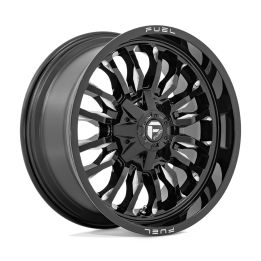 Alloy Wheel, FUEL D795 ARC, 20x9.0, ET 1, 8x165.1, 125.1, Black - EDK.ro