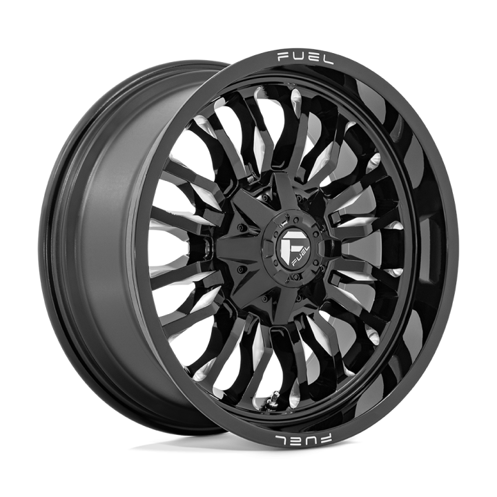 Alloy Wheel, FUEL D795 ARC, 20x9.0, ET 1, 8x165.1, 125.1, Black - EDK.ro