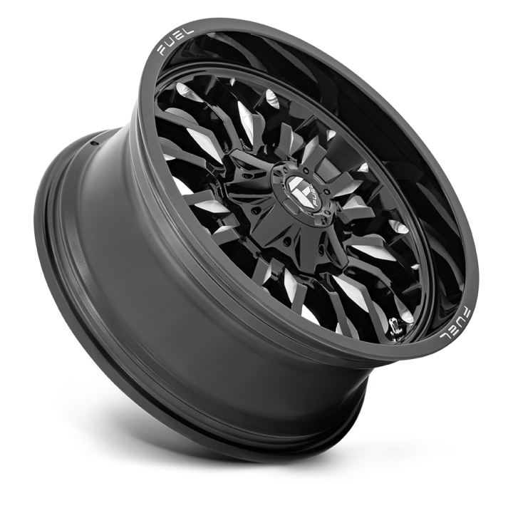 Jantă de Aluminiu, FUEL D795 ARC, 20x9.0, ET 1, 8x165.1, 125.1, Negru - EDK.ro