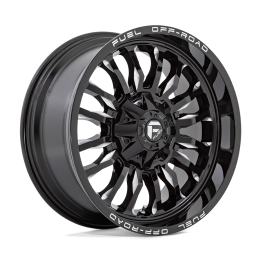 Alloy Wheel, FUEL D795 ARC, 22x10.0, ET -18, 8x165.1, 125.1, Black - EDK.ro
