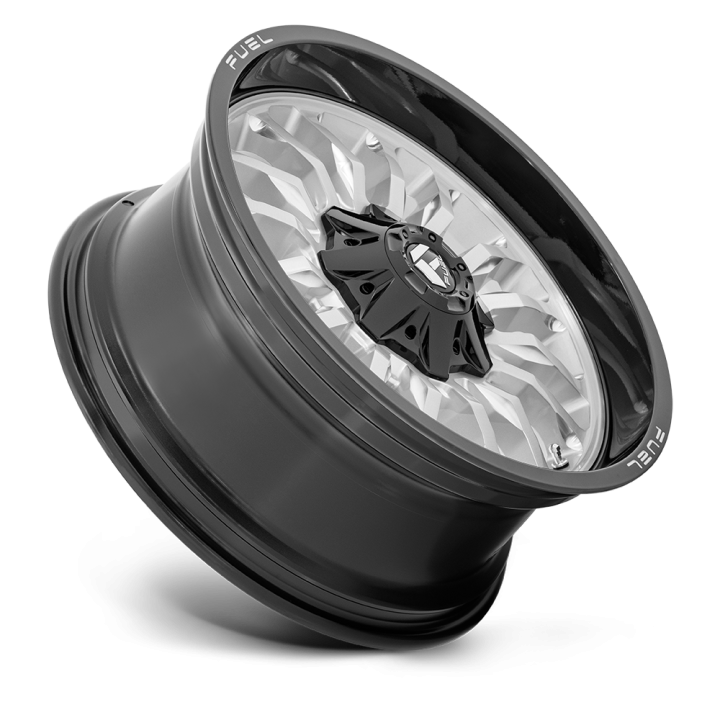 Jantă de Aluminiu, FUEL D798 ARC, 20x9.0, ET 1, 8x165.1, 125.1, Negru - EDK.ro