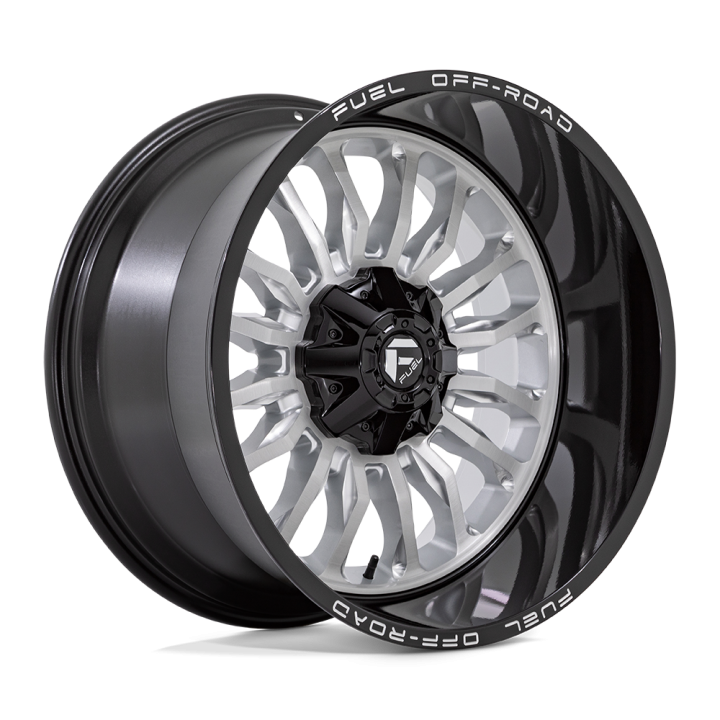 Jantă de Aluminiu, FUEL D798 ARC, 22x12.0, ET -44, 8x165.1, 125.2, Negru - EDK.ro