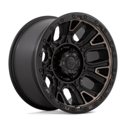 Alloy Wheel, FUEL D824 TRACTION, 20x10.0, ET -18, 8x165.1, 125.1, Black - EDK.ro