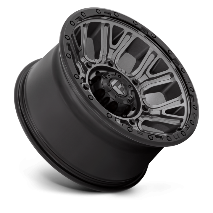 Alloy Wheel, FUEL D825 TRACTION, 20x10.0, ET -18, 8x165.1, 125.1, Black - EDK.ro