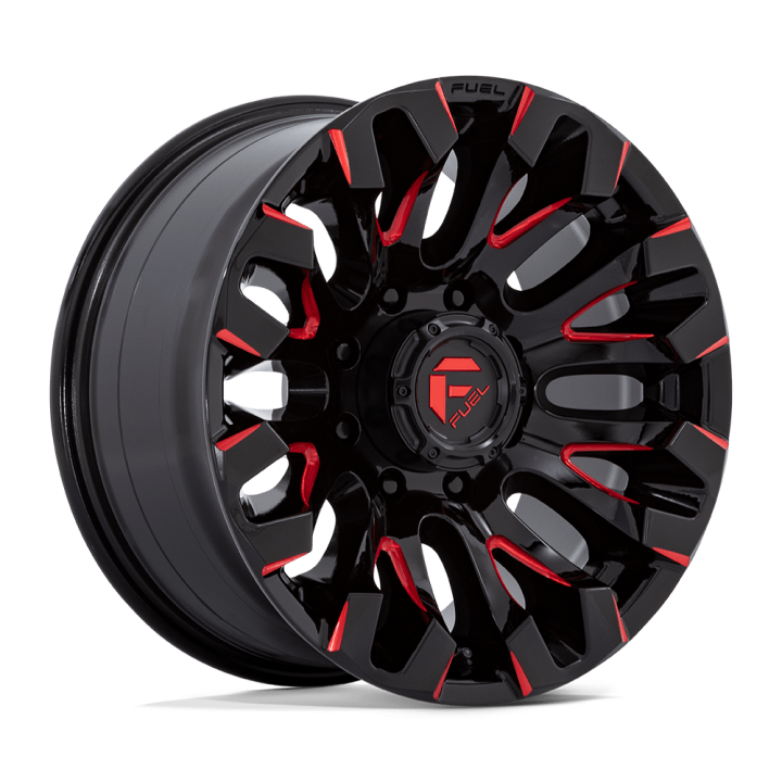 Alloy Wheel, FUEL D829 QUAKE, 18x9.0, ET 1, 8x165.1, 125.1, Black - EDK.ro